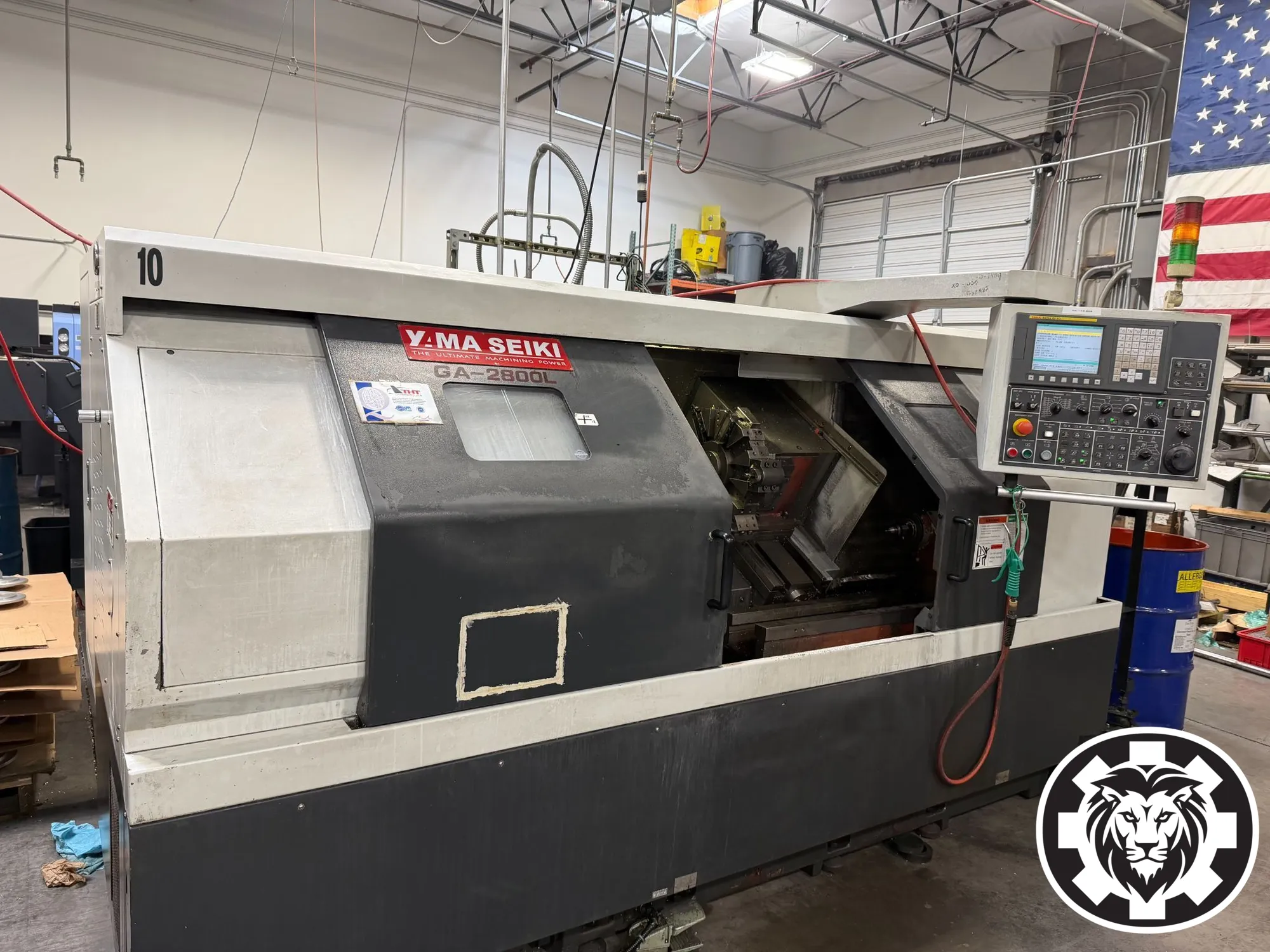 Yama Seiki GA-2800L CNC Lathe, 2010 - Tool Presetter, Chip Conveyor, Tailstock