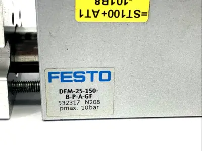 DFM-25-150-B-P-A-GF, 532317 | Festo DFM-25-150-B-P-A-GF Guided Drive Cylinder 25mm Bore 150mm Stroke 532317 - For parts or not working