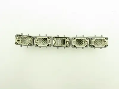 Fanuc A660-2006-T435 Jumper Connector 42 Pin Harting Hood 38-39 Pins Lot of 5