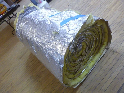 Roll of Foil-Backed Insulation