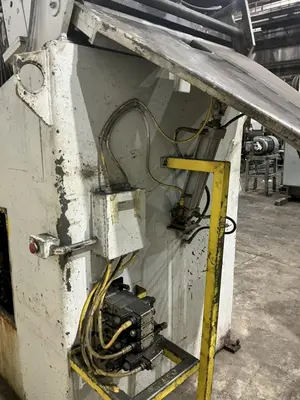 30,000 LBS X 36" PERFECTO COIL FEED LINE, COIL REEL UNCOILER & STRAIGHTENER: YOBRO #24871