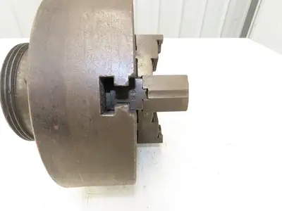 Cushman 1010208L0B 3-Jaw Independent Manual Lathe Chuck 8" OD L0 Taper Mount