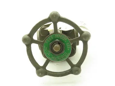 Hancock 1-1/4-950S-4 Manual Wedge Gate Valve 1-1/4" NPT Threaded Class 800