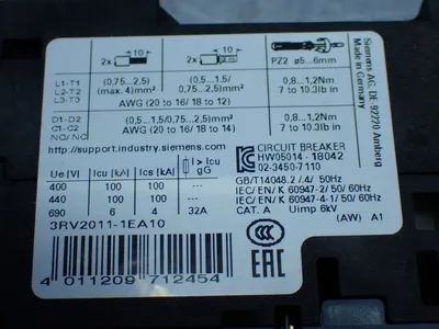 New | in-Stock SIEMENS 3RA21101EA151BB4 Starters Ohio US | HGR 24 #1406369