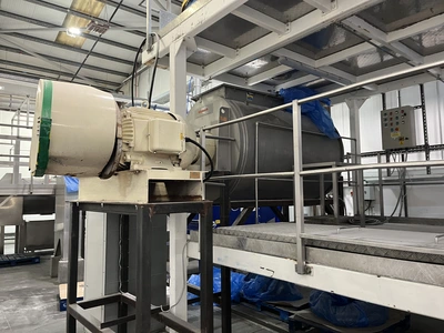 1,660L Stainless Steel Jacketed Kek Gardner Plough Shear Mixer – Type 2500E