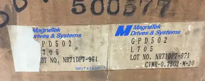 USED Magnetek GPD 502