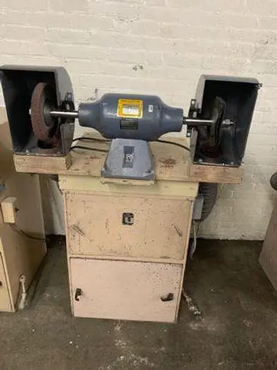 3600-550 Baldor 1 HP, Double End Buffing Unit with Handler Dust Collector Base