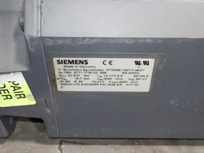 USED SIEMENS 1FT60861AF714EG1