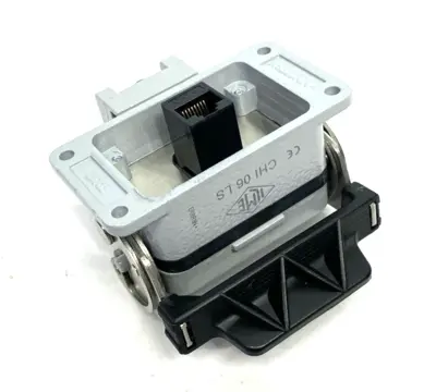 USED MENCOM PANEL INTERFACE CONNECTOR WITH, RJ45, IN A 06LS HOUSING