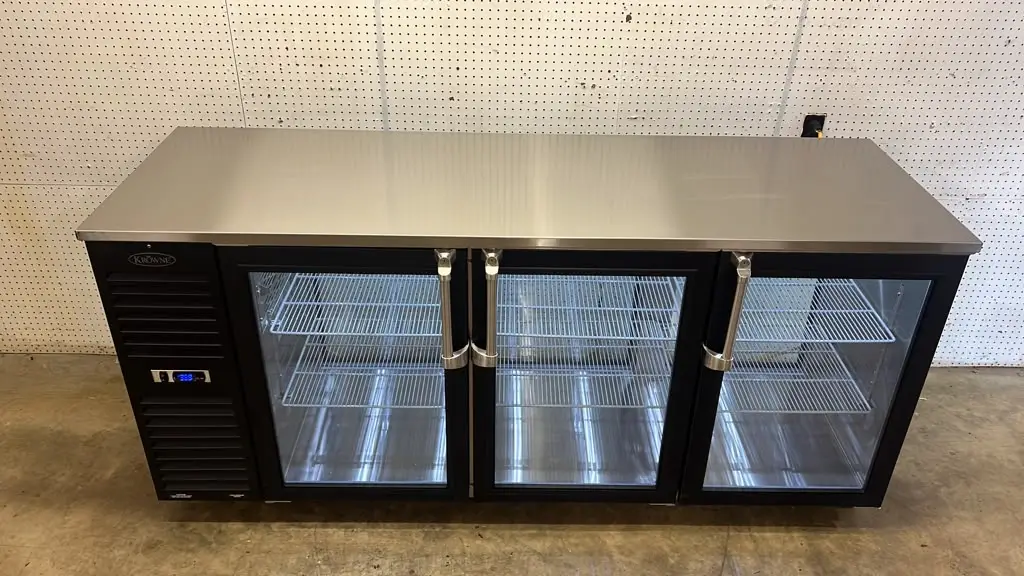 Used Krowne Used 2023 84" Krowne KPT84L-GSS-LRR/LRR Pass Thru Back Bar Cooler Refrigerator - STS Bottle Coolers Illinois US | Falcon Restaurant Supply #1373559