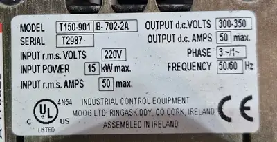 MOOG T150-901 B-702-2A Servo Drive (BIN633)