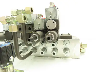 Wandfluh BKII BK4 Solenoid Air Valve 8-Station Hydraulic Manifold Assembly