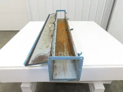 Wiegmann JW65 6"x6" Wireway Straight 60" Section Feed Through NEMA 12 Hoffman