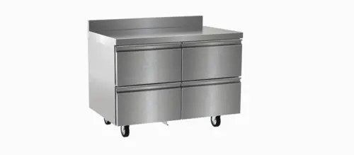 Delfield STD4448NP 48" Worktop Refrigerator W/ (2) Sections & (4) Drawers, 115v