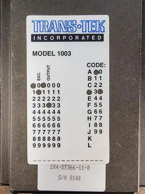 NEW TRANS-TEK SR4-SP366-11-0