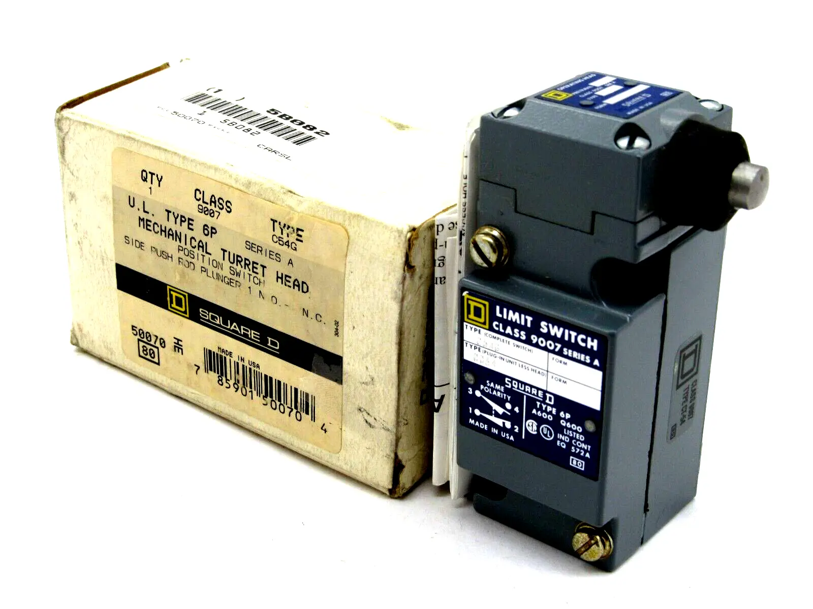 NEW SQUARE D 9007C54G LIMIT SWITCH SERIES A