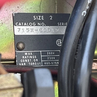 USED Allen-Bradley 715X-COD12 L