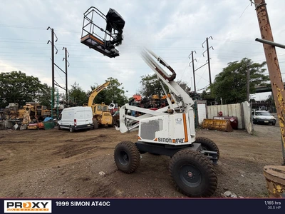Used 1999 SIMON AT40C Articulating Boom Lifts New Jersey US | Proxy Equipment #1424315