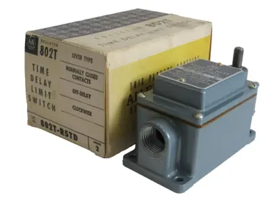 ALLEN BRADLEY 802T-R5TD TIME DELAY LIMIT SWITCH 802TR5TD NEW, SURPLUS