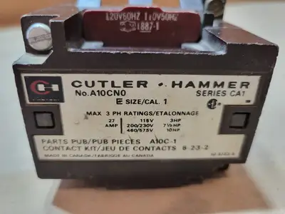 Used CUTLER-HAMMER A10CN0 PLC Contactors British Columbia CA | Lenmark #1488946