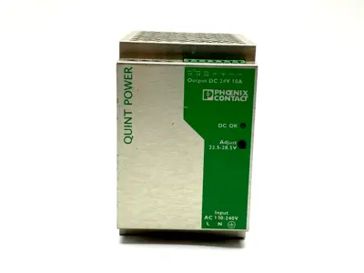 QUINT-PS-100-240AC/24DC/10 | Phoenix Contact  Primary Switched Power Supply 2938604 - Used