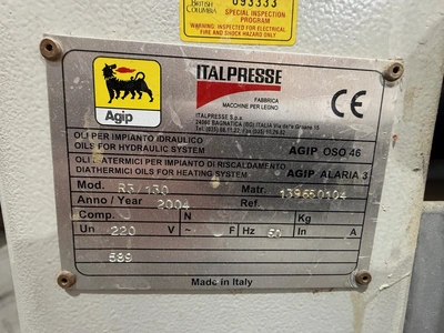 Italpresse R3/130 Glue Spreader