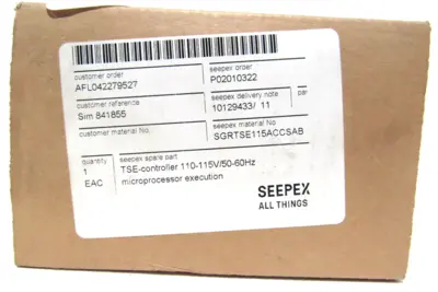 NEW SEEPEX SGRTSE115ACCSAB TSE CONTROLLER