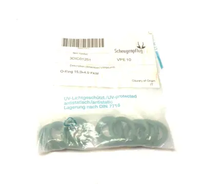NEW SCHEUGENPFLUG O-RING 15,0 X 4,0 FKM