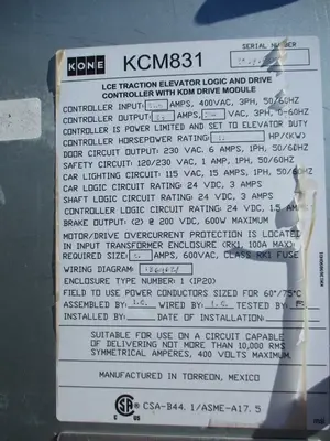 USED KONE KCM831