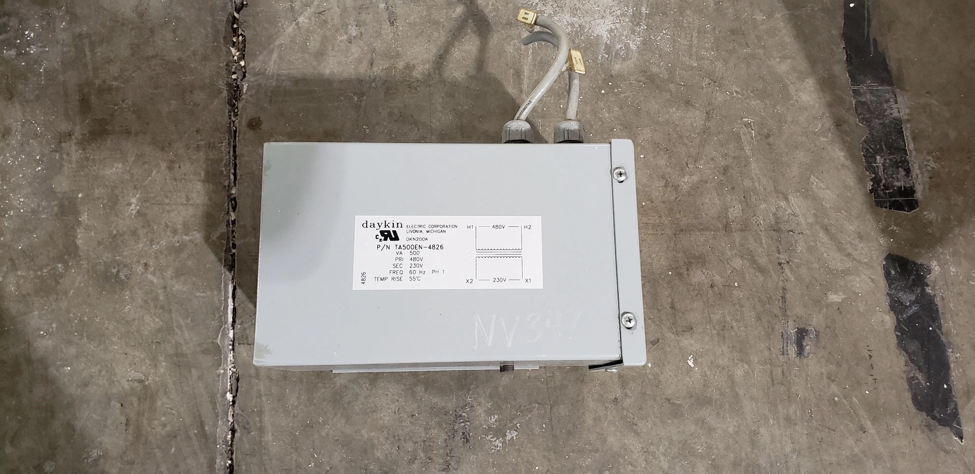 Daykin TA500EN-4826 Transformer 500vo; 480-230v