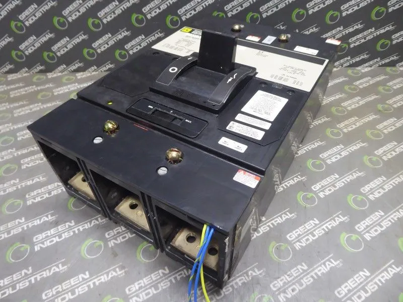 Square D MHL3610001212 Circuit Breaker 600VAC 250 VDC 1000A S2 Used