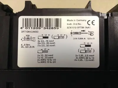 USED SIEMENS 3RT1 044-3AK60