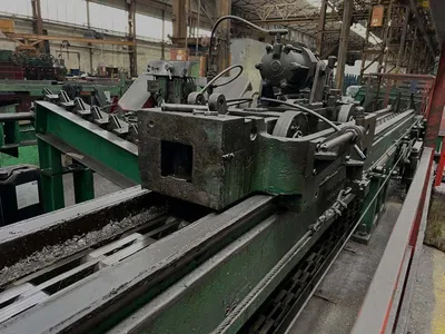 Used SAMUEL PLATT 20 TON SINGLE PULL DRAWBENCH & STRAIGHTENING LINE (14726) Draw Benches Connecticut US | Machinery International LLC #1558099