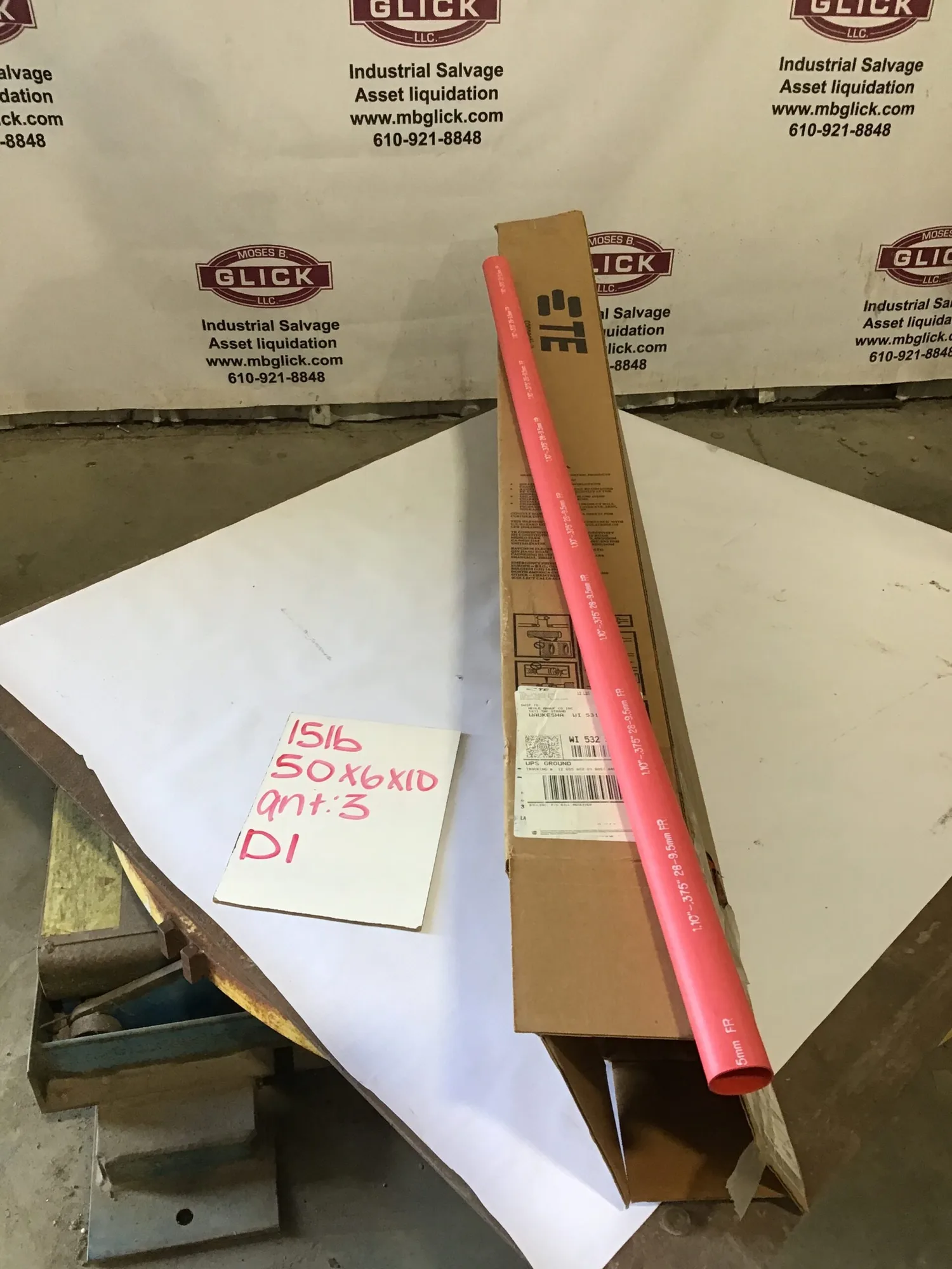 TE Raychem Tubing SST-48-11/FR/RED/97 PN:CB5351-000