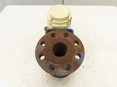Kitz 2-300 Steel Ball Valve 2" Flanged EL-O-Matic Pneumatic Actuator SR