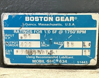 USED Boston Gear RF71815B5J