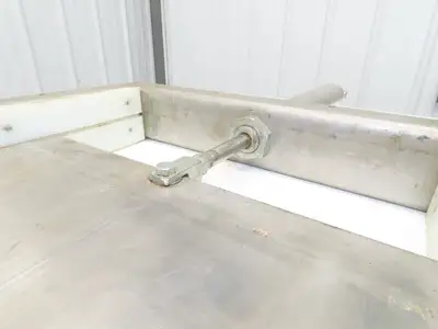 10" x 14" Process Material Bulkhead Pneumatic Gate Knife Valve