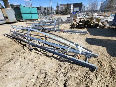18.5ft. Steel Caged Ladder