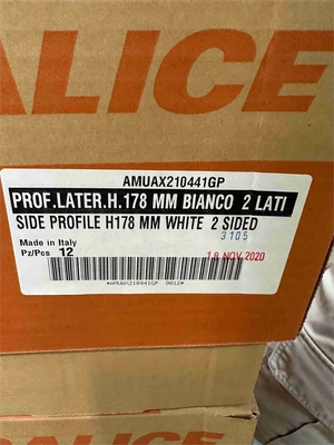 Used SALICE SIDE PROFILE H178 MM WHITE 2 SIDED Misc Woodworking Parts Florida US | MachineryMax #1437876