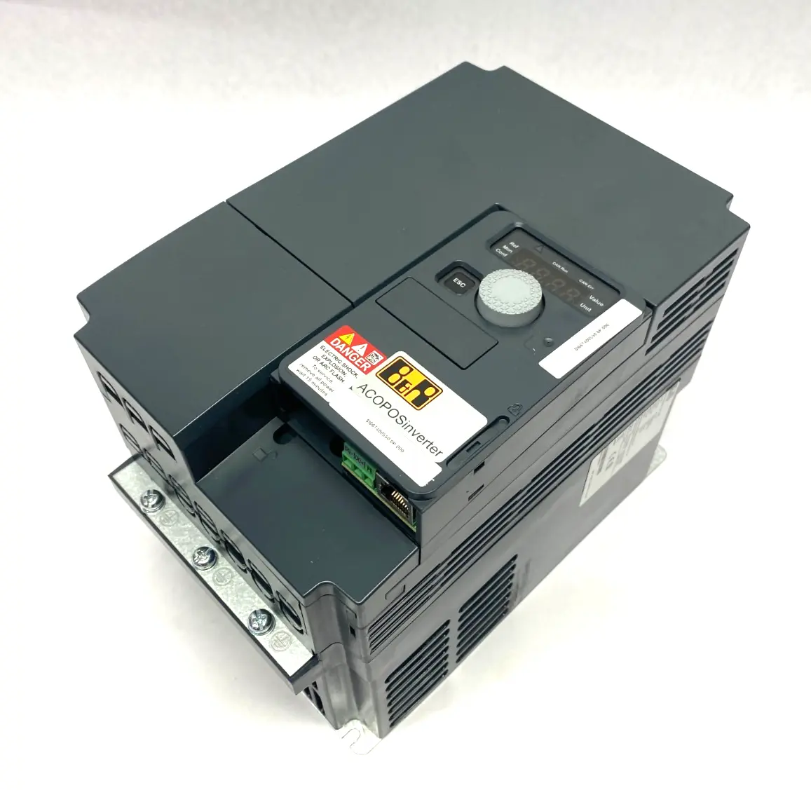 USED B&R INDUSTRIAL AUTOMATION ACOPOSINVERTER P66 W/ POWERLINK COMM. CARD