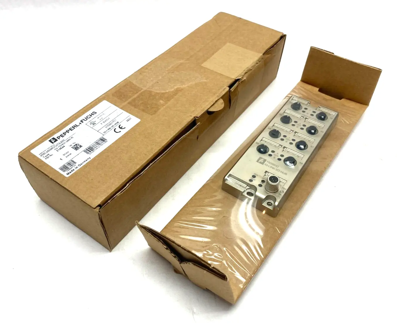 New | in-Stock Pepperl+Fuchs I/OLink Interface Hub 10-Input 6-Output PLC Input & Output Michigan US | Maverick Industrial Sales #1390779
