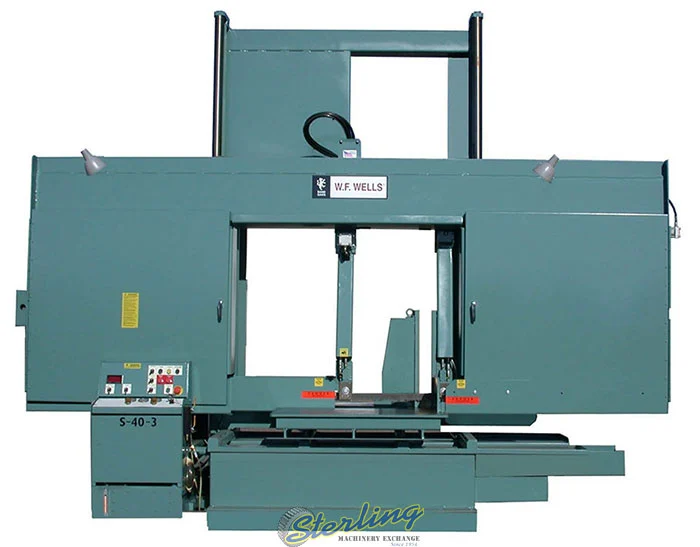 New | in-Stock W.F. WELLS S-40-3C Horizontal Band Saws California US | Sterling Machinery Exchange #1465981