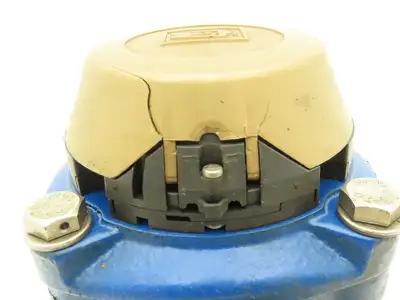 Brooks 3332A02A31AA Turbine Flow Meter 2" Flanged Gallon Water Meter 230psi