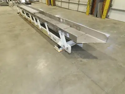 Link-Belt 18"x19' Stainless Vibrating Shaker Feeder Conveyor Food Process