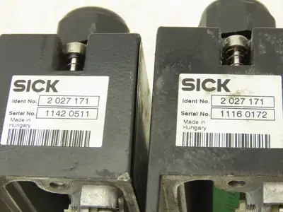Sick 2 027 171 Optic Scanner Head Plug Connector Module Lot of 2
