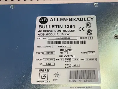 New | in-Stock ALLEN BRADLEY 1394CAM50IH AC Drive Control Module Ohio US | HGR 24 #1276977