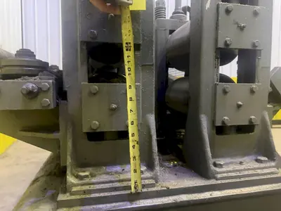 8" WIDE YODER 4-ROLL POWERED COIL FEEDER: YOBRO #24666