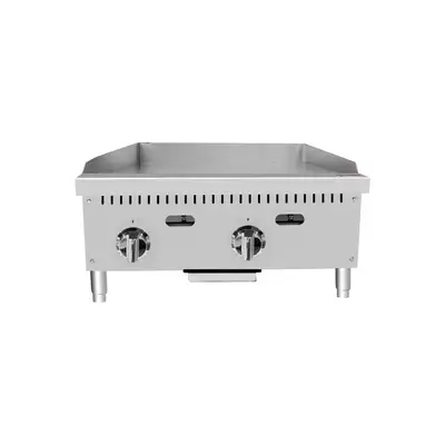 New | in-Stock Atosa New Atosa ATTG-24 HD 24'' Thermo-Griddle with Total 50,000 BTU (with 1" Griddle Plate) Commercial Flat Top Griddles Illinois US | Falcon Restaurant Supply #1375235