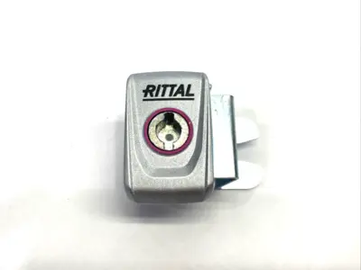 USED RITTAL CAM LOCKING DEVICE FOR ENCLOSURES, ALUMINUM FACE PLATE