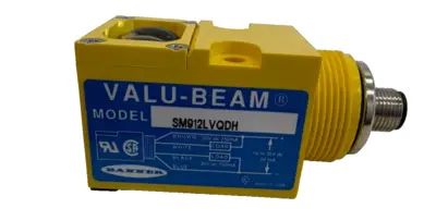 NEW BANNER SM912LVQDH PHOTOELECTRIC SCANNER 26341
